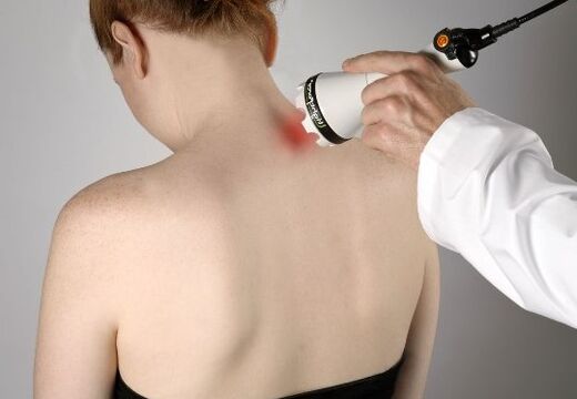 Cervical eskualdeko elektroforesia